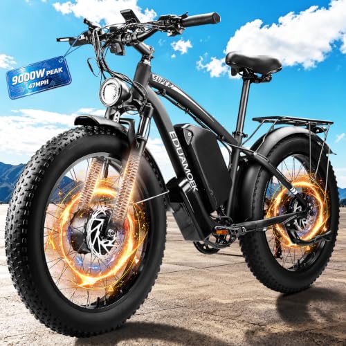 Peak-9000W-Dual-Motor-Electric-Bike for Adults with 58V Peak 34Ah Battery Up to 105 Mile